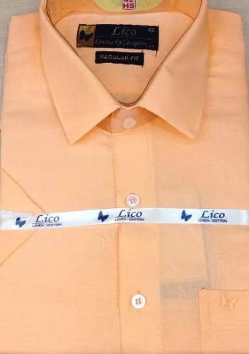 PL COTTONX LINEN DYED READYMADE SHIRT 42 HS